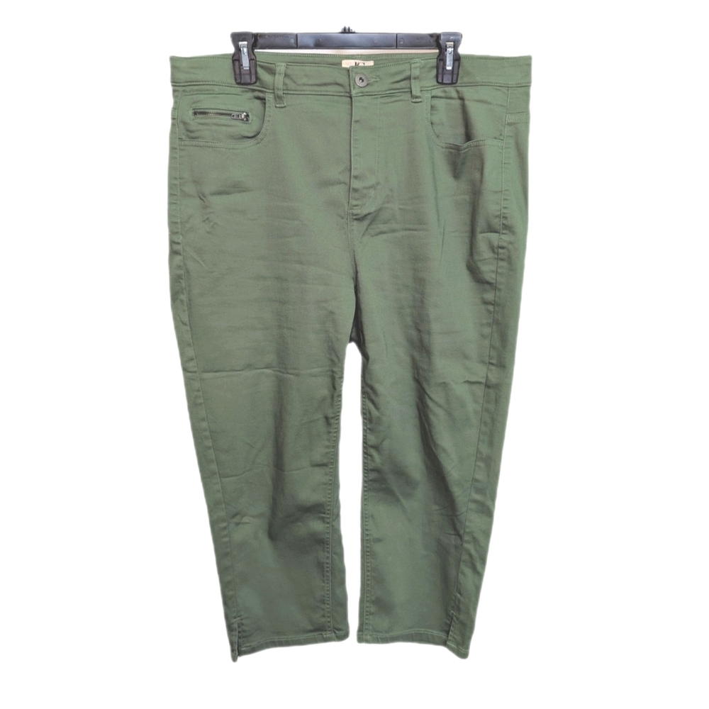 Green Ankle-Length Pants - Ladies Size 18